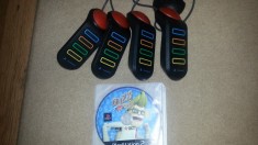 Set BUZZ playstation 2 cu joc original compatibil ps2 + 4 manete buzz ps 2 foto