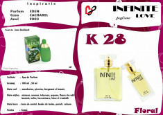 Parfum K28 Inspiratie Casa CACHAREL- Nume EDEN foto