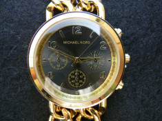 CEAS DAMA MICHAEL KORS CAMERON CELEBRATING GOLD EDITION-SUPERB-COLECTIE 2014 !!-BRATARA MODEL DEOSEBIT-GARANTIE-LIVRARE GRATUITA-POZE 100% REALE !!!!! foto