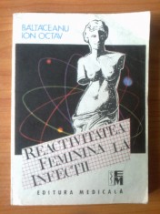 p BALTACEANU ION OCTAV - REACTIVITATEA FEMININA LA INFECTII
