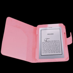 Husa Amazon Kindle 4 5 - 6 inch roz LAMPA CADOU foto