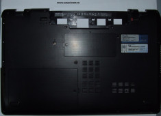 bottom case asus x73 k73 f3l carcasa inferioara impecabila complecta 13gn5i10p070-1 ap0j2000600 foto