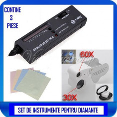 Atentie ! Set de instrumente pentru diamant -Tester diamante foto