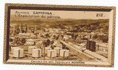 2644 - Prahova, CAMPINA - mini old postcard, reclama - unused foto