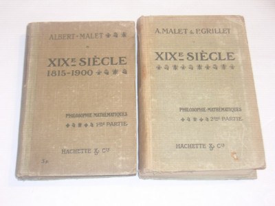 A.MALET \ P.GRILLET - XIXe SIECLE ( 1815 - 1900 si 1815 - 1914 ) Ed.1914 SI 1917 foto