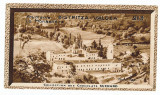 107 - BISTRITA, Valcea, Monastery - mini old postcard, reclama - unused, Necirculata, Printata