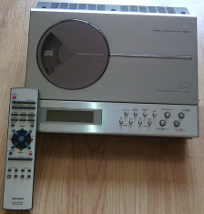 Minisistem Sharp XL-T300H - CD + caseta + radio RDS + telecomanada originala foto