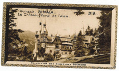 1779 - Prahova, SINAIA, Castelul regal PELES - mini old postcard, reclama - unused foto