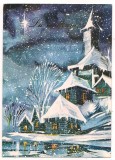 #carte postala(felicitare)-LA MULTI ANI