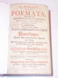 Q.HORATII FLACCI ( Q.HORATIUS FLACCUS ) - POEMATA Nurnberg 1753