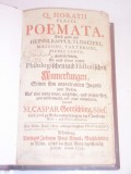 Q.HORATII FLACCI ( Q.HORATIUS FLACCUS ) - POEMATA Nurnberg 1753, Alta editura