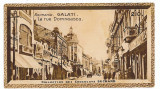 2643 - GALATI, strada Domneasca - mini old postcard, reclama - unused