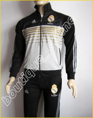 Trening Adidas Barbati | Fotbal Club Sport Real Madrid |Pantaloni Conic + Bluza Adidas | Dimensiuni S,M,L,XL,XXL | Livrare Gratuita foto