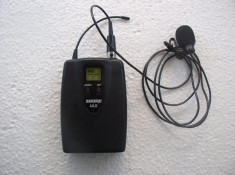 Emitator wireless SHURE ULX1-Q2 + microfon lavaliera SHURE WL-184 foto