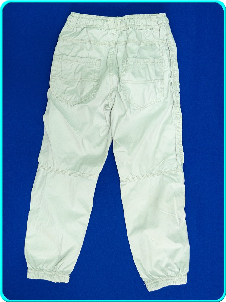 Pantaloni de vara, bumbac doc, elastic in talie, H&M → baieti | 6—7 ani |  122 cm, Bej | Okazii.ro