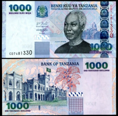 TANZANIA- 1000 SHILLINGS 2006- UNC!! foto