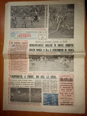 ziarul sportul-supliment fotbal 10 martie 1989 ( prima etapa a returului ) foto