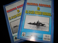 Marina Romana in al doilea razboi mondial , Nicolae Koslinski , 3 volume foto