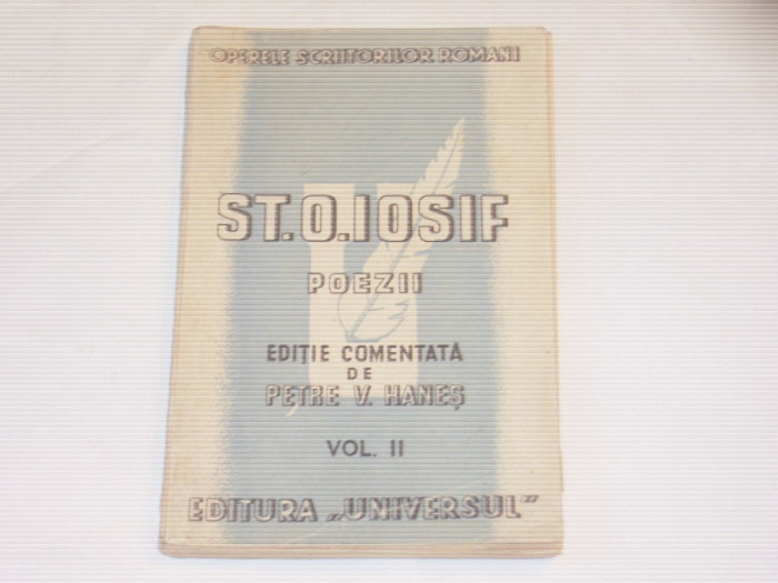 ST. O. IOSIF - POEZII DIN ZILE MARI ZORILE VOL.2. ~ Ed. 1944