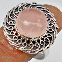 INEL CU ROSE QUARTZ(7)-Ag 925-Lichidare stoc foto