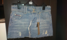 Fusta scurta denim Miss Posh originala Uk marimea Uk8 = XS foto