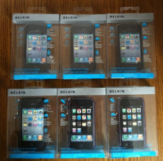 Vand/schimb husa pentru iPhone 4, diverse sortimente, marca Belkin, NOI sigilate foto