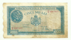 ROMANIA 5000 5.000 LEI 20 Decembrie 1945 P-55 [5] foto