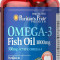 OMEGA 3 PURITAN&#039;S PRIDE - UN PRODUS PREMIUM, ORIGINAL, PURIFICAT DE MERCUR, IMPORT SUA!!!