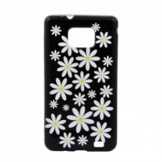 Carcasa Samsung Galaxy S2 i9100 Silicon Imprimat - White Daisies foto