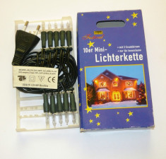 Instalatie de lumini - 10 becuri - pentru Craciun - import Germania - 2+1 gratis toate produsele la pret fix - RBK5082 foto