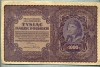 2047 BANCNOTA - POLONIA - 1 000 MAREK - anul 1919 -SERIA 366907 -starea care se vede