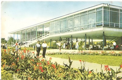 CPI (B4340) EFORIE NORD. RESTAURANTUL PERLA MARII, EDITURA MERIDIANE, CIRCULATA, 26.8.1962, STAMPILE, TIMBRU, RPR foto