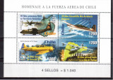 CHILE 2001, Aviatie, serie neuzata, MNH, Nestampilat