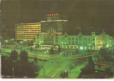 CPI (B4366) BRASOV, HOTELUL CARPATI, CIRCULATA, 20.5.1982, STAMPILE, TIMBRE foto