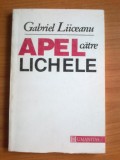 P Gabriel Liiceanu - Apel catre lichele, Humanitas