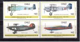 CHILE 1990, Aviatie, serie neuzata, MNH, Nestampilat