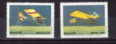 BRAZILIA 1989, Aviatie, serie neuzata, MNH foto
