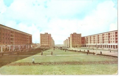 CPI (B4317) VEDERE DIN GALATI, EDITURA MERIDIANE, CIRCULATA, 22.7.66, STAMPILA, TIMBRU, R.P.R. foto