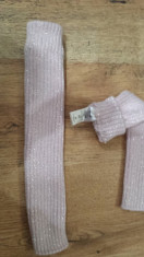 Jambiere dama H &amp;amp; M noi superbe tricotate roz pudra metalizat foto