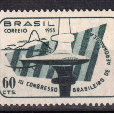 BRAZILIA 1955, Aviatie, serie neuzata, MNH