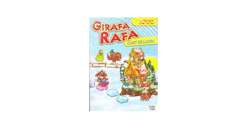 3-5 ani Girafa Rafa nr. 1 - Caiet de lucru | arhiva Okazii.ro