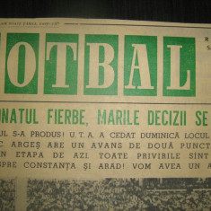 FOTBAL - (31 mai 1972) numai pagina 1 - interviu cu Stere Adamache realizat de Ioan Chirila
