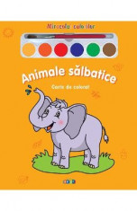 Animale salbatice - Miracolul culorilor - Carte de colorat foto