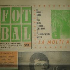 FOTBAL - (26 decembrie 1973) numai pagina 1 - interviu cu Ion Dumitru (cel mai bun fotbalist al anului), realizat de Ioan Chiril