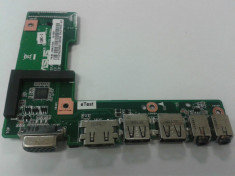 Modul media board IO BOARD VGA HDMI, USB, AUDIO Asus K52 K52J K52JR K52JC K52F K52L K52LY X52 X52N X52F X52H K52H foto