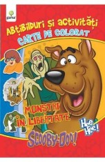 Scooby-Doo! - Monstri in libertate - Abtibilduri si activitati. Carte de colorat foto
