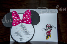 Invitatie Minnie Mouse tip.1 foto