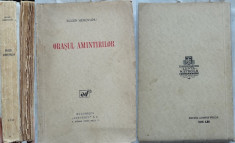 Eugen Herovanu , Orasul amintirilor , Iasi , 1937 , prima editie in stare excelenta ; Iasiul vechi foto