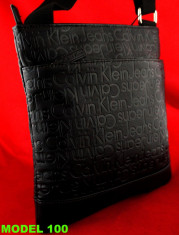 Geanta ck CALVIN KLEIN 2014, 100% PIELE, 100% ORIGINAL, ideal pentru cadou foto