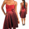 Rochie Rosu de Burgundia